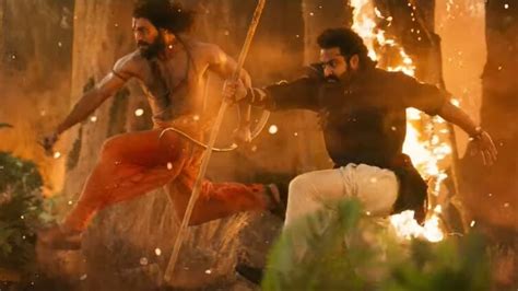 RRR Trailer: Jr NTR fights off Tiger, promises to give up life for ...