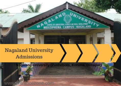 Nagaland University Admissions 2022: Application Form, Eligibility ...