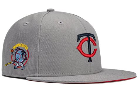 New Era x Hat Club Exclusive Grey OTC Minnesota Twins Bomb Squad Patch ...