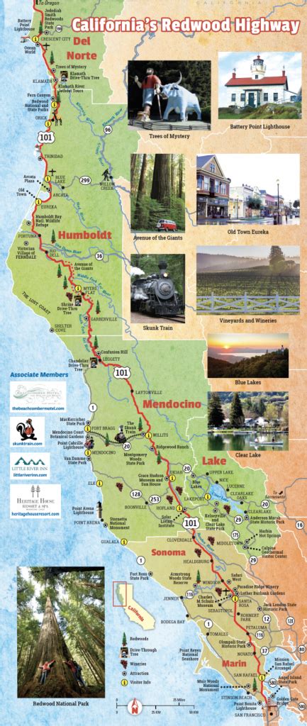 Getting To The North Coast Region | Northcoastca - Redwoods Northern ...