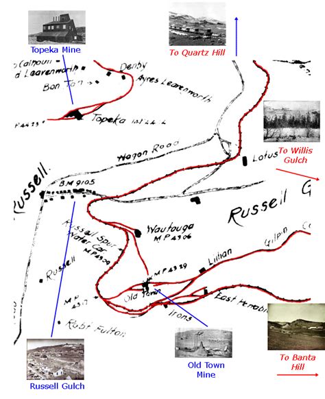 Map - Russell Gulch