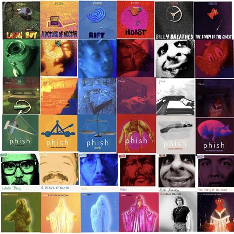 Phish albums in the style of phish albums : r/phish