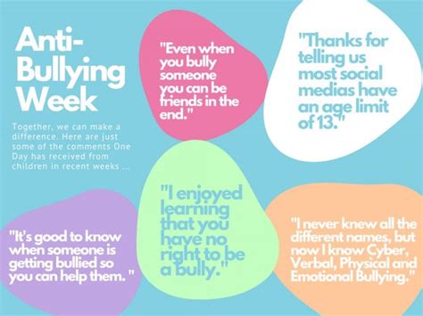 Anti-Bullying Week 2017: In Pictures by One Day Creative