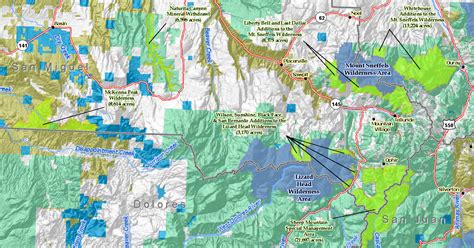 Overview Map San Juan Mountains Wilderness cropped - San Juan Citizens ...