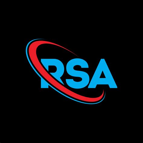 logotipo de rsa. carta rsa. diseño del logotipo de la letra rsa ...