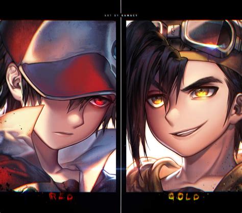 Red vs Gold by brite-sinner on DeviantArt