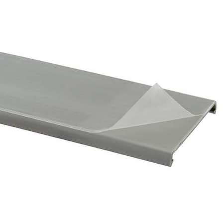 Panduit Wire Duct Cover, Flush, Gray, 1.26W x 0.35D C1LG6-F | Zoro