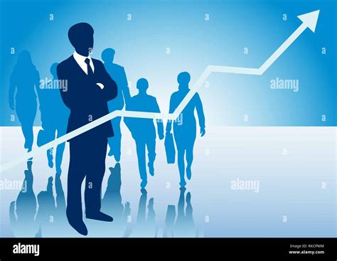 Business presentation background for slides with silhouettes of group ...