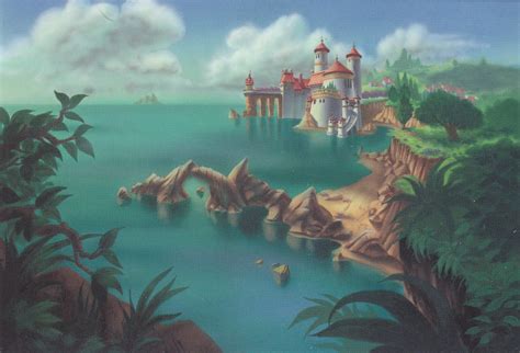 One Postcard a Day: Prince Eric's Castle