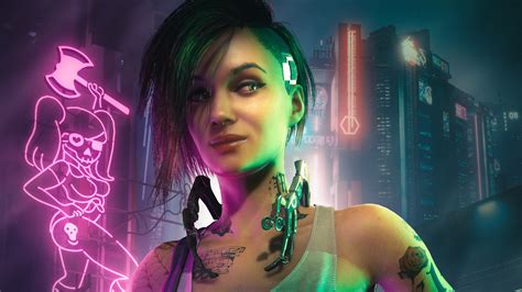 1920x1080 Resolution Neon Cyberpunk 2077 HD 1080P Laptop Full HD ...