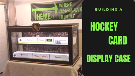 How to Build a Hockey Card Display Case - YouTube