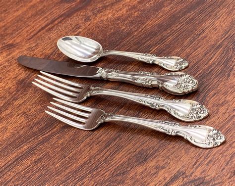 RESERVED FOR PURCHASE Vintage Sterling Silverware set, Gorham Melrose ...