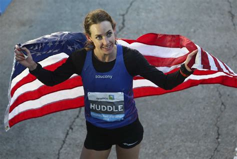 Molly Huddle sets new American record at Aramco Half Marathon; Bazu ...