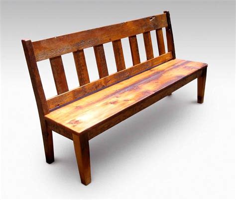 Wooden Bench With Back - Ideas on Foter