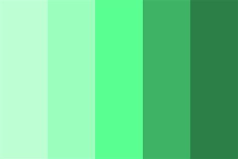 shades of lime green Color Palette