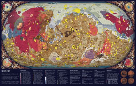 Mapping Mars: The Topography and Geology of the Red Planet - Vivid Maps