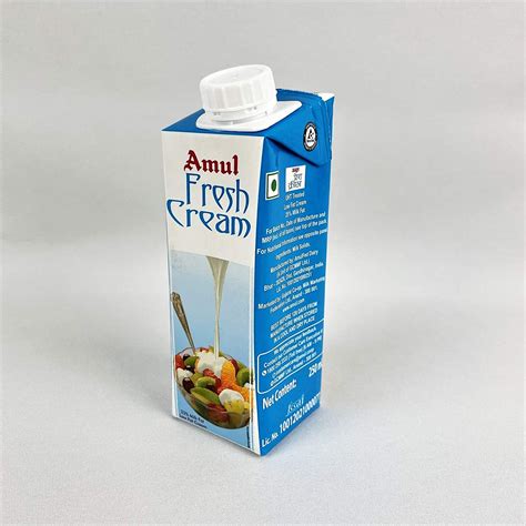 Amul Fresh Cream 250ml – Truly Baking