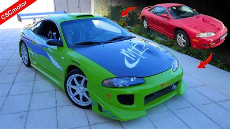 Mitsubishi Eclipse Fast & Furious en 20 minutos | Transformación - YouTube