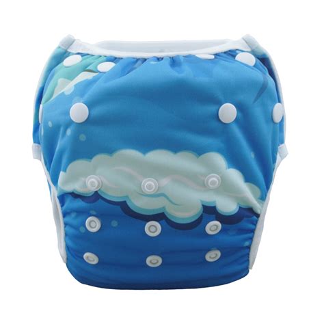 Fit Babies 0-2 Years 2SWFD06 babygoal Reuseable 2 Pack Swim Diapers ...