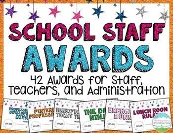 School Staff Teacher Awards | Teacher awards, School staff, School ...