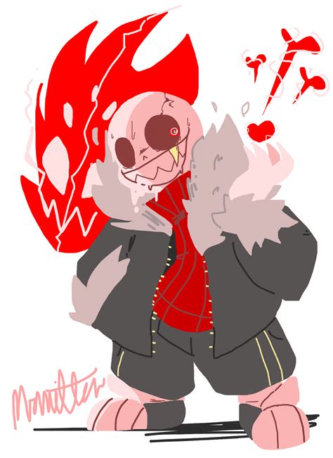 Red - Underfell sans fanart by Mrmitten on DeviantArt