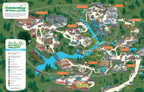 BUSch Gardens Williamsburg Printable Map – Printable Map of The United ...