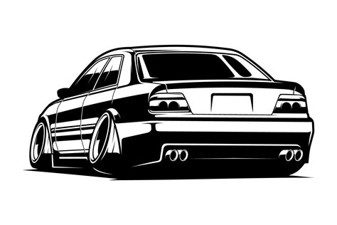 Car stance vector illustration | Transportation Illustrations ...