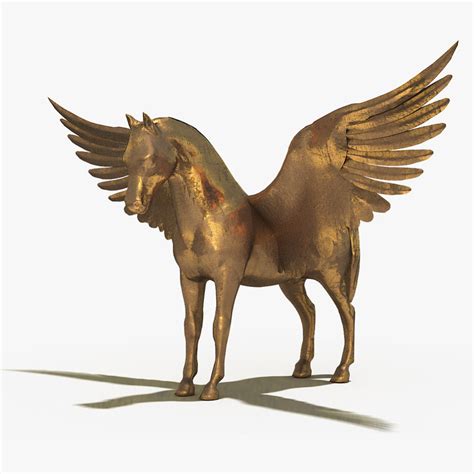 pegasus sculpture 3d model