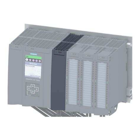 SIEMENS SIMATIC S7-1500 MANUAL Pdf Download | ManualsLib