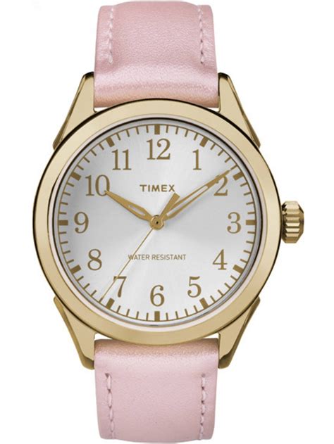 Timex Women's Briarwood Terrace Watch, Light Pink Leather Strap ...