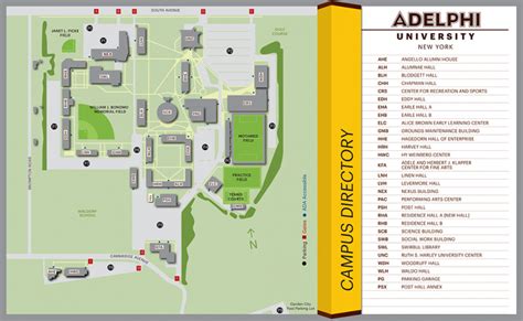 Campus Map | Brand Identity | Adelphi University