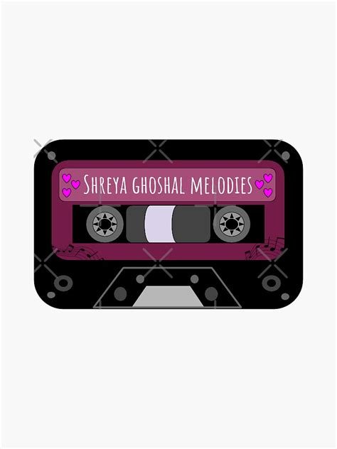 "Shreya Ghoshal Melodies" Sticker for Sale by MissMalayalee | Redbubble