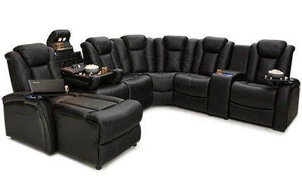 Seatcraft Entrada Leather Living Room Sectional | Living room leather ...