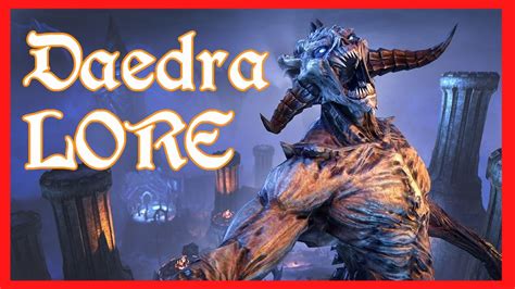 La lore dei Daedra nell'universo di The Elder Scrolls - YouTube