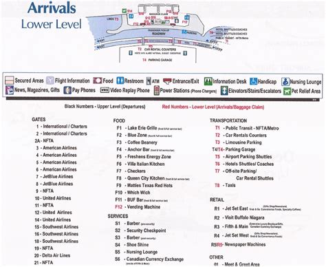 Buffalo Niagara International Airport (BUF) terminal map (… | Flickr