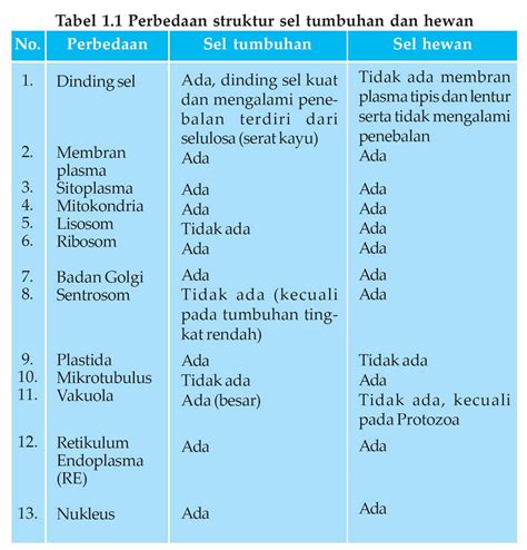 journal of dhamar: [SEL] Perbedaan Struktur Sel Tumbuhan dan Hewan