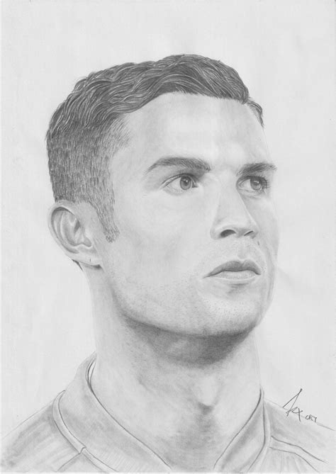 Cristiano Ronaldo Cr7, Drawing by Jex Laimen | Artmajeur