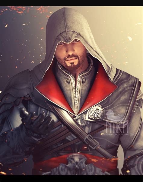 Ezio Auditore Da Firenze (Brotherhood) by Verahnika on DeviantArt