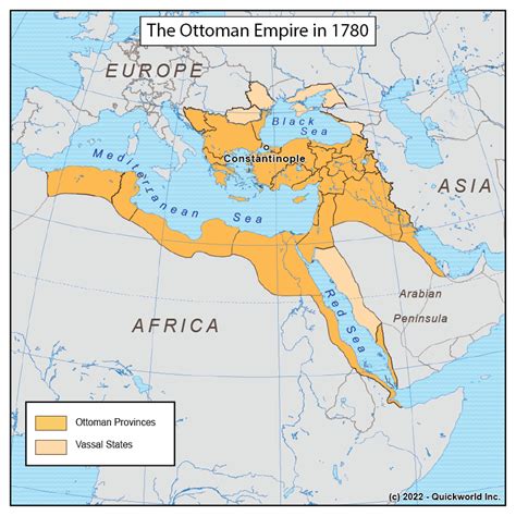 The Ottoman Empire (More details on https://mapoftheday.quickworld.com ...