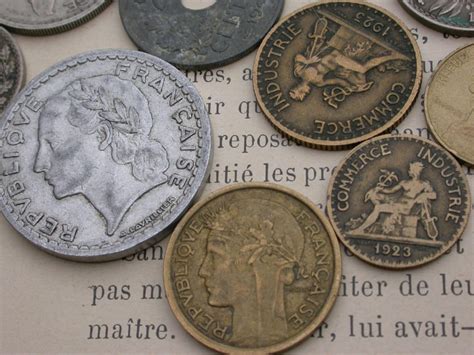 French old coins collection 200pcs Antique vintage coins 1920