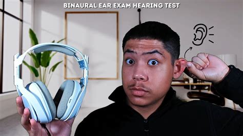 ASMR Binaural Ear Exam Hearing Test with Frequency Test and More ...