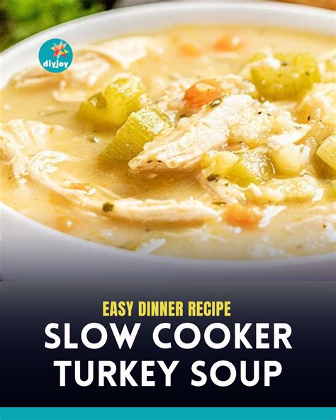 Slow Cooker Turkey Soup