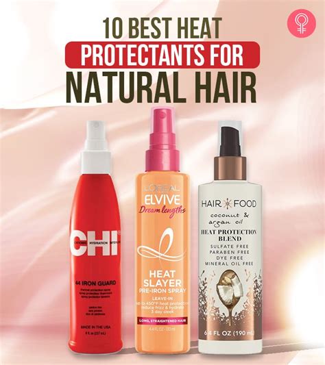 10 Best Heat Protectant Sprays For Natural Hair, As Per An Expert ...