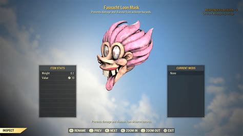 H: Fasnacht Masks W: OE/AP/WWR light combat offers : r/Market76