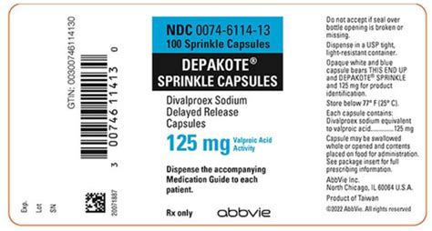 DailyMed - DEPAKOTE SPRINKLES- divalproex sodium capsule