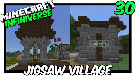 "Jigsaw Village" [30] Minecraft Bedrock Infiniverse - YouTube