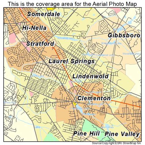 Aerial Photography Map of Lindenwold, NJ New Jersey