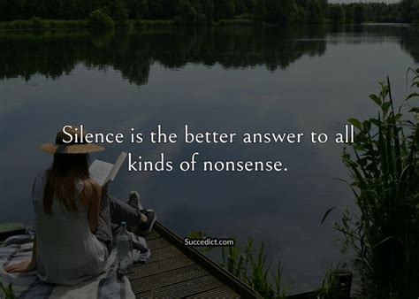 51+ Silence Quotes And Sayings To Know Its Power - Succedict