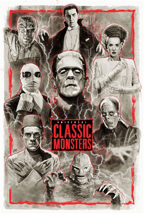 universal monsters - Colin Murdoch Studio