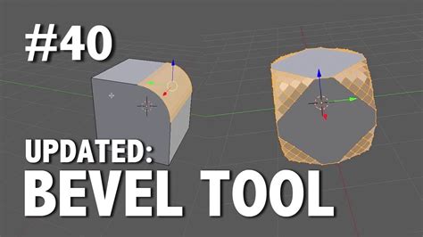 Blender 2.6 Tutorial 40 - Bevel Tool (Updated) - YouTube